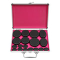 Professional Hot Stone Massage Kit with Heater, 20pcs Natural Volcanic Basalt Stones