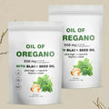 Oil Of Oregano with Black Seed Oil - Natural Antioxidants for Fitness Nutritional Support - Highly Effective