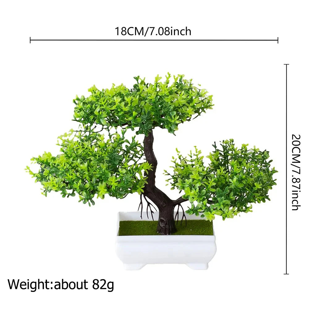 Artificial Plants Decoration Potted Bonsai Small Tree Pot Fake