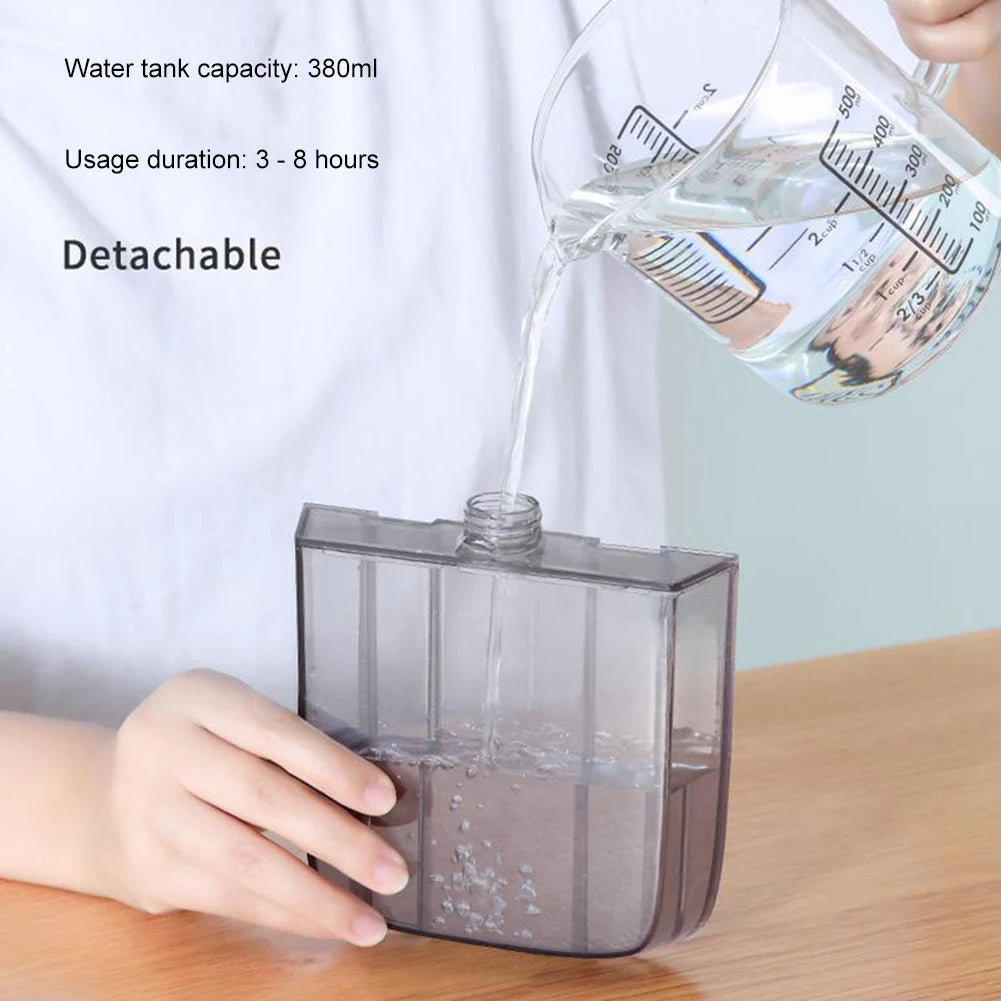 Water-Cooled Air Conditioner Air Cooling Machine Humidifier Mini Air Conditioner 380ml Tank Portable Air Chiller