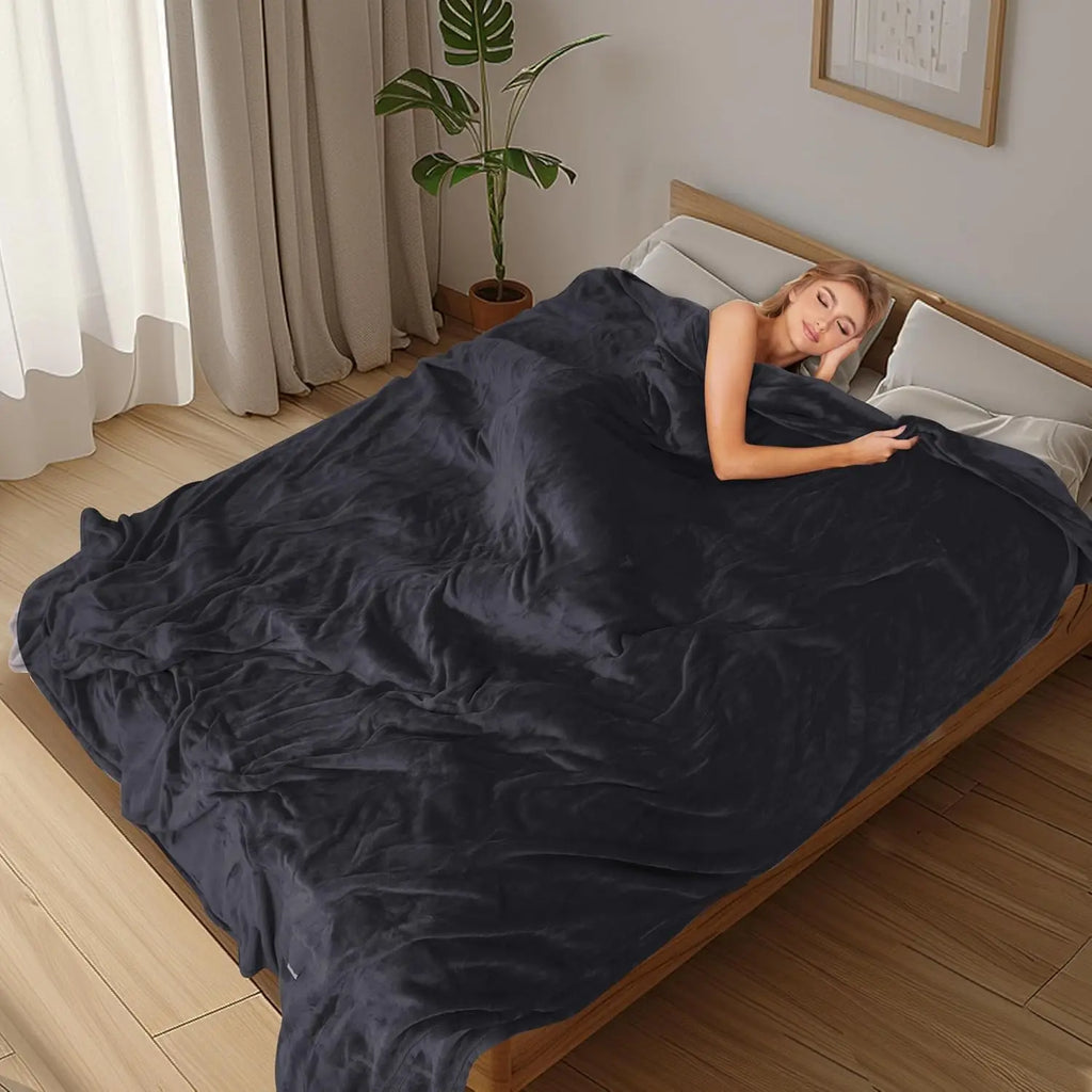 Full-Size Electric Heated Blanket, 72x84 Inches, Breathable Flannel with Over-Heat Protection, 4 Heat Levels & Auto Shut Off