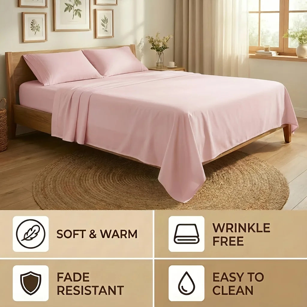 Cooling Bamboo Bed Sheets Set for Twin, Full, Queen, King and California King Size Bed - 18 Inch Deep Pocket