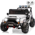 2 Seater , 24V Electric Toys w/Remote Control,4 Powerful Motors, 4WD/2WD, 3 Speeds, Led Lights, Bluetooth,