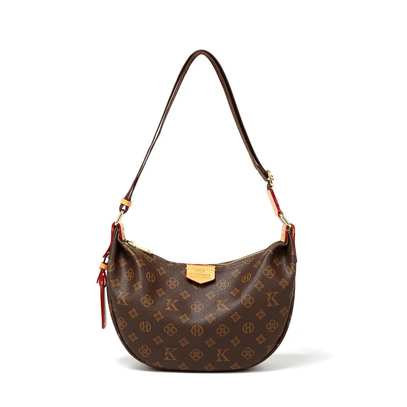 Underarm Hobo Bag Soft Faux Leather Shoulder Crossbody Bag Minimalist Casual Daily Shopping Small Handbags