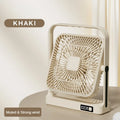 New desktop wall mounted fan, 3600mAh USB ultra long endurance rechargeable battery