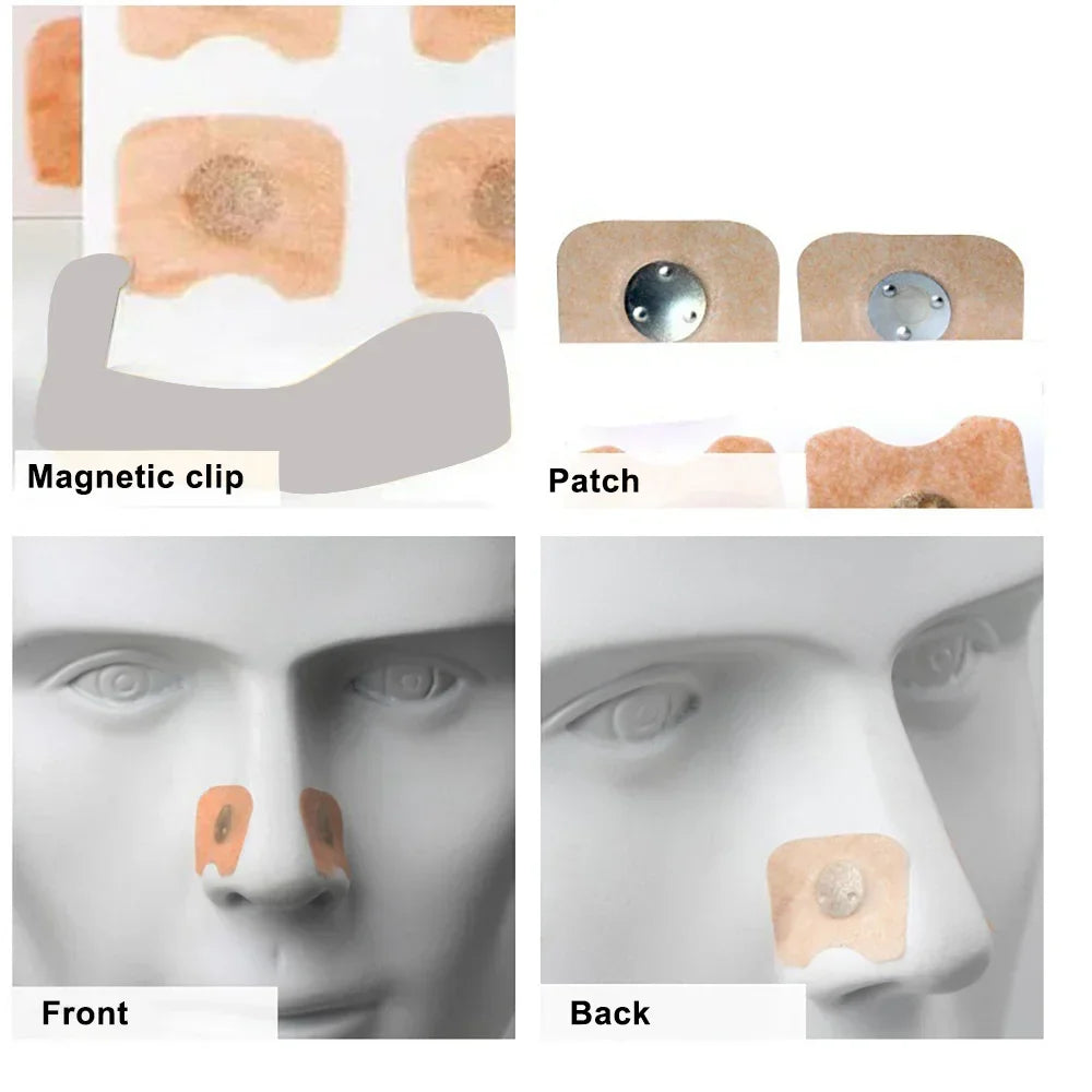 Nose Breath Patch Magnetic Nose Breathing Patches Nasal Strips 100pcs
