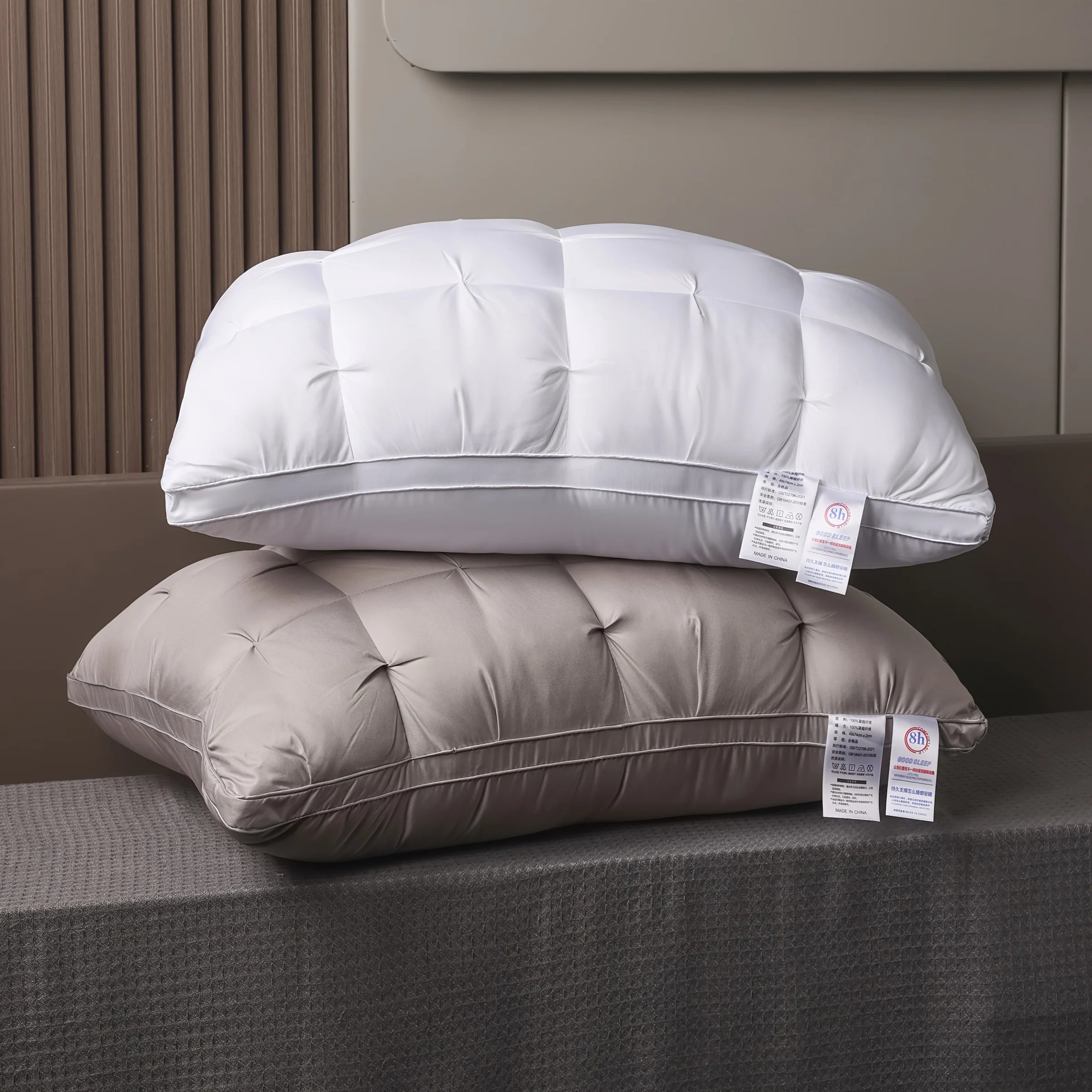 2-Pack Premium 5-Star Hotel Pillows for All Sleeping Positions,Year-Round Comfort,Ultra-Soft Machine-Washable Pillows