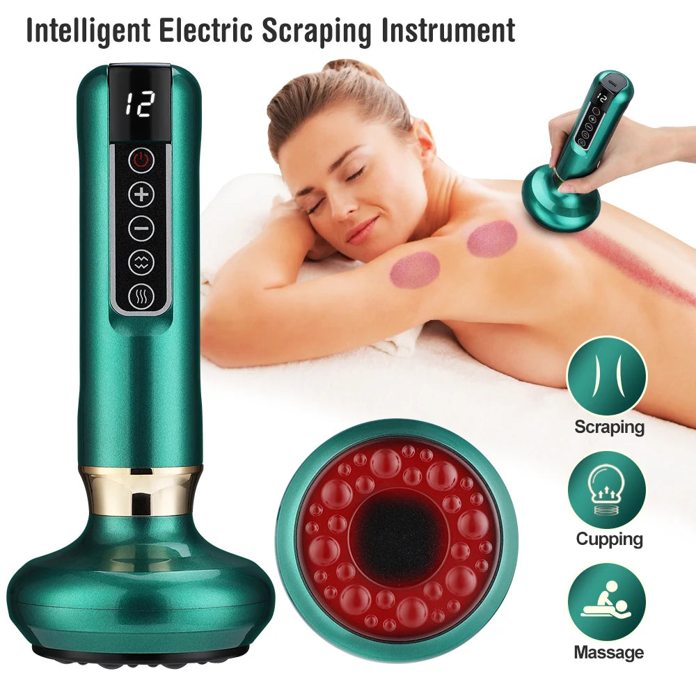 Electric Cupping Massager Vacuum Suction  Anti Cellulite