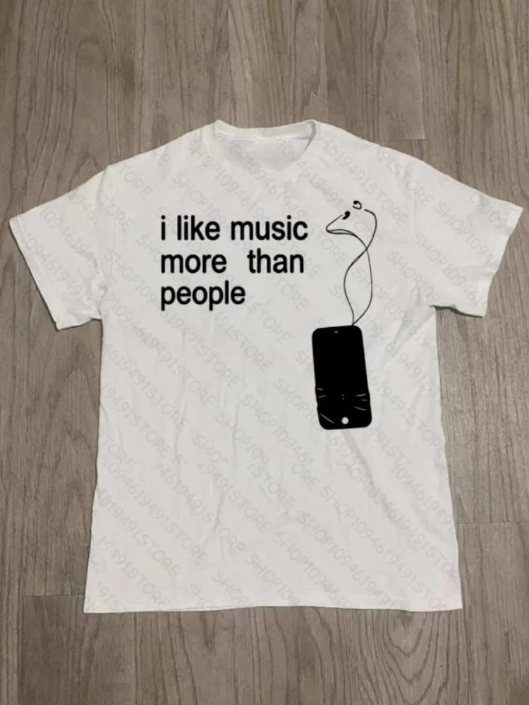 Graphic T-shirts Gothic Punk Printing Slim Tops Y2k EMO Girls Casual Tees Tops Summer 90s Tees Tops