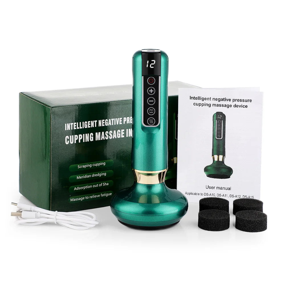 Electric Cupping Massager Vacuum Suction  Anti Cellulite