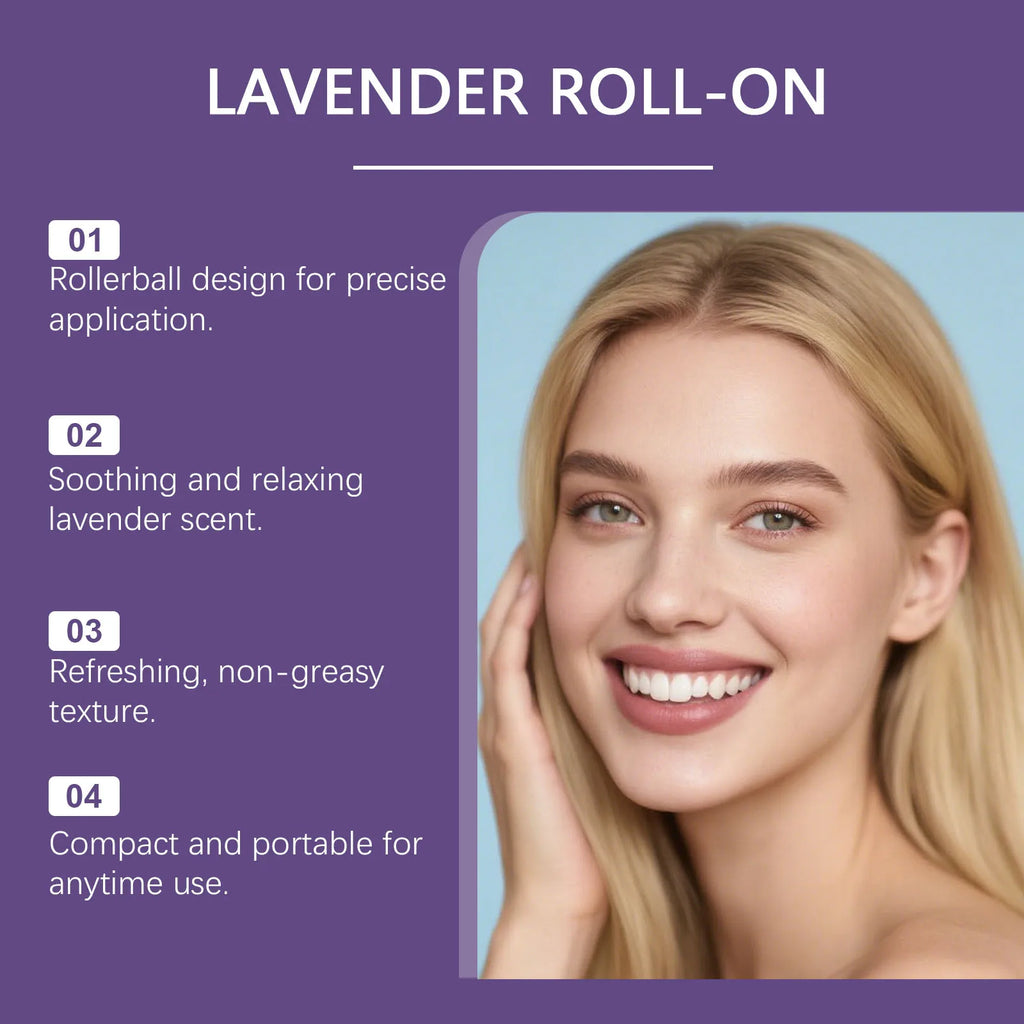 Lavender Body Fragrance Essential Oil Relaxing Mood Improve Anxiety Soothing Skin