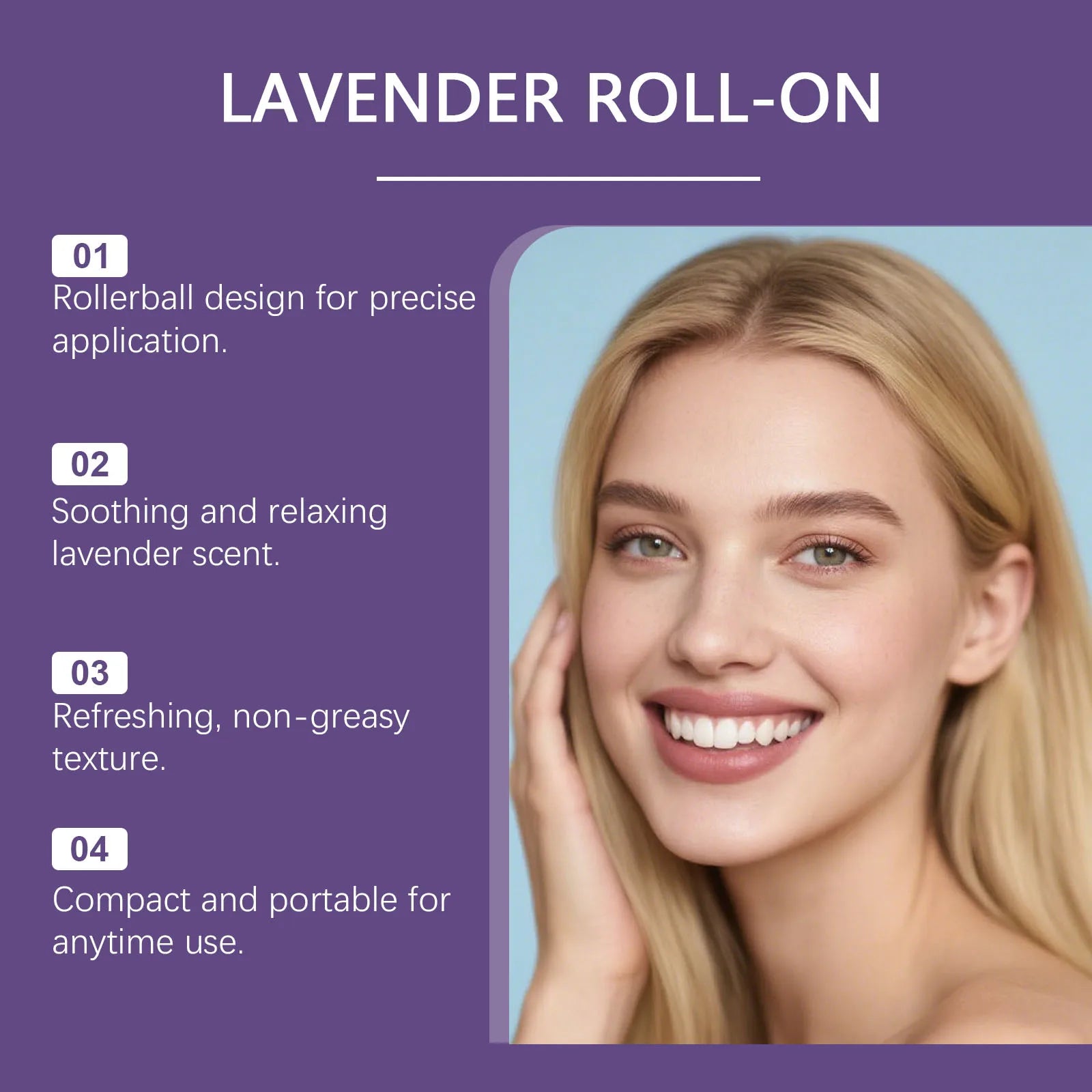 Lavender Body Fragrance Essential Oil Relaxing Mood Improve Anxiety Soothing Skin