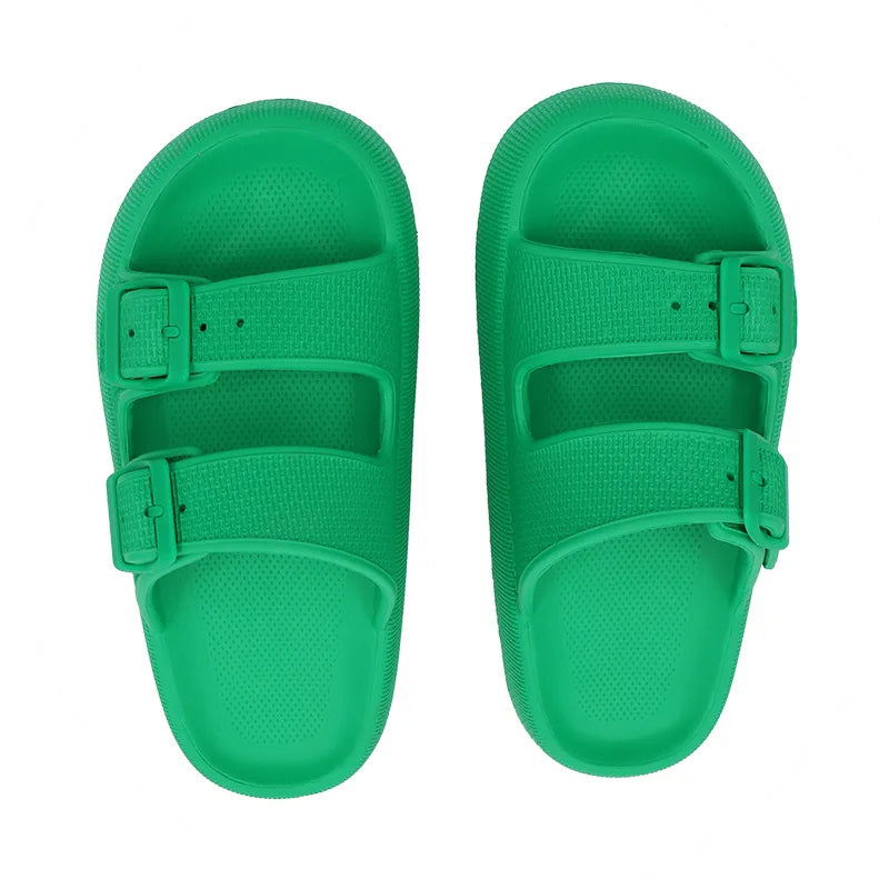 Summer Platform Sandals For Women Fashion Soft Cloud Beach Slippers
