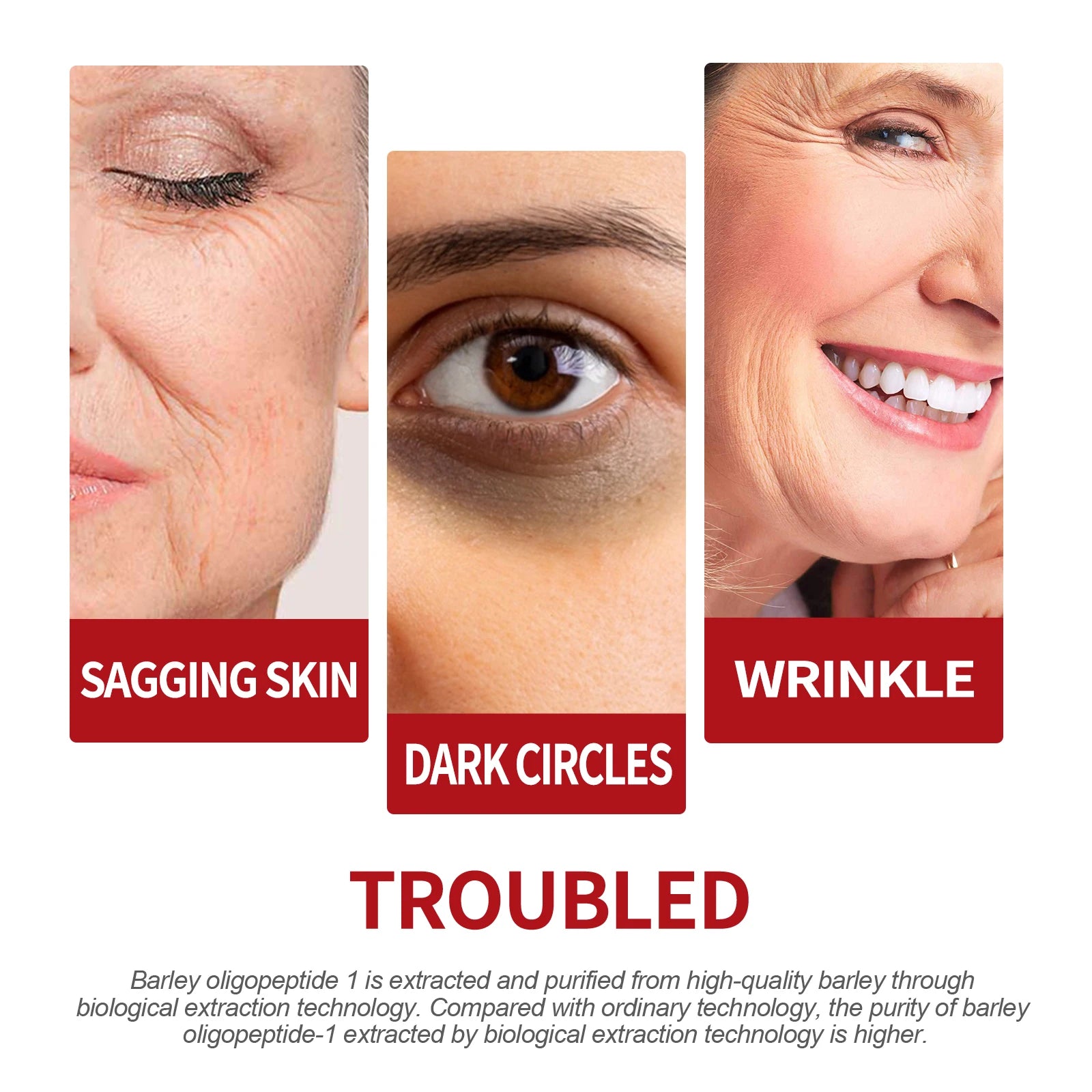 Facial firming essence reduces fine lines and melanin, prevents dry skin, moisturizes and nourishes skin care products