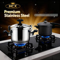 Universal 7L Explosion-Safe Pressure Cooker - For Use on Gas, Induction, and Electric Stoves
