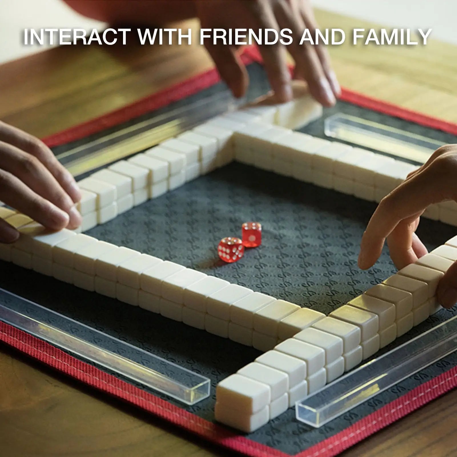 Mini Mahjong 144pcs/set Chinese Traditional Mahjong Board Game Family Toys Exquisitely Carved Numbers