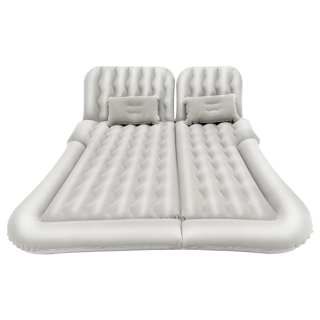 Universal Foldable Inflatable Bed Portable Inflatable Mattress Set Car Back Seat Sleeping Air Bed Cushion w/Pump+Pillow
