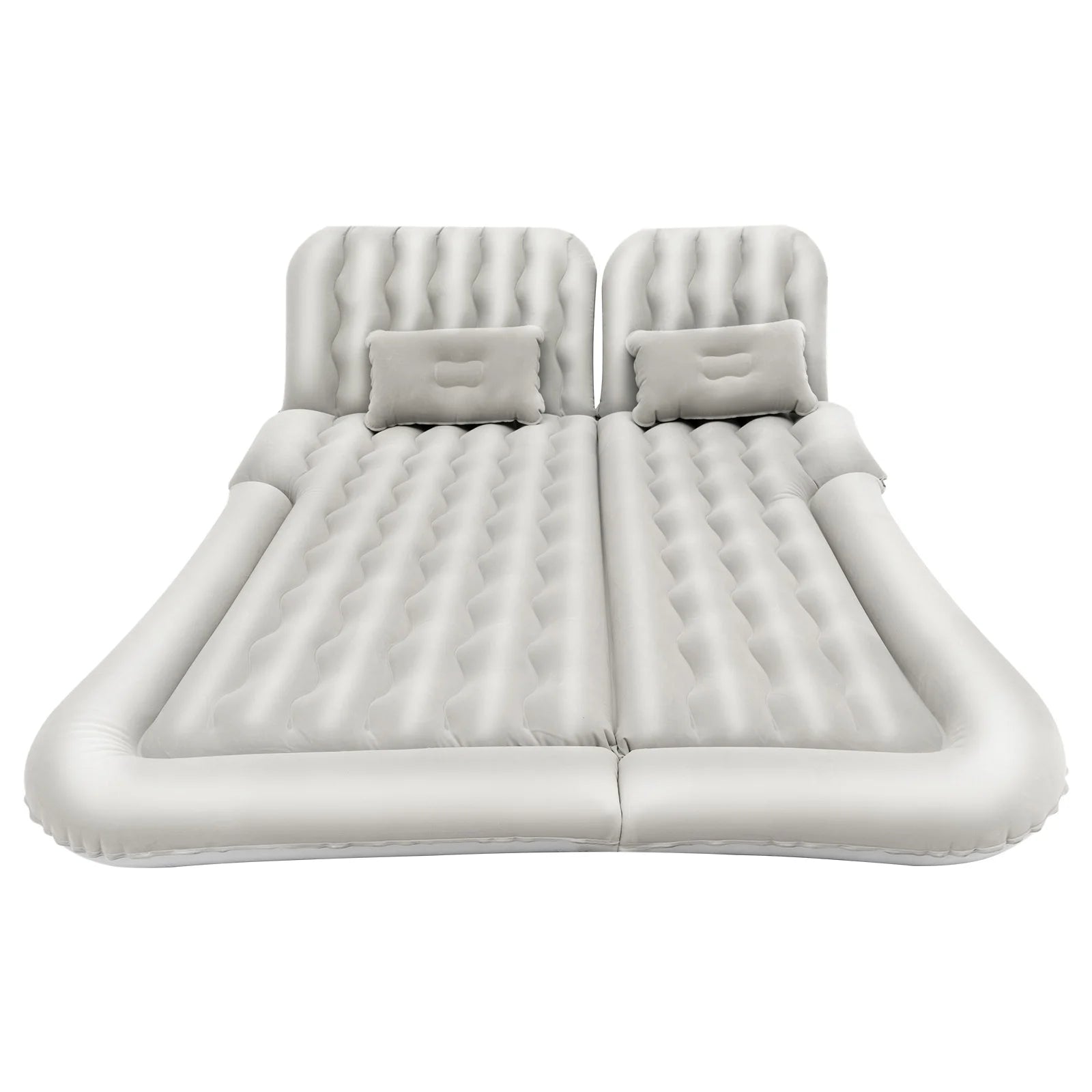 Universal Foldable Inflatable Bed Portable Inflatable Mattress Set Car Back Seat Sleeping Air Bed Cushion w/Pump+Pillow