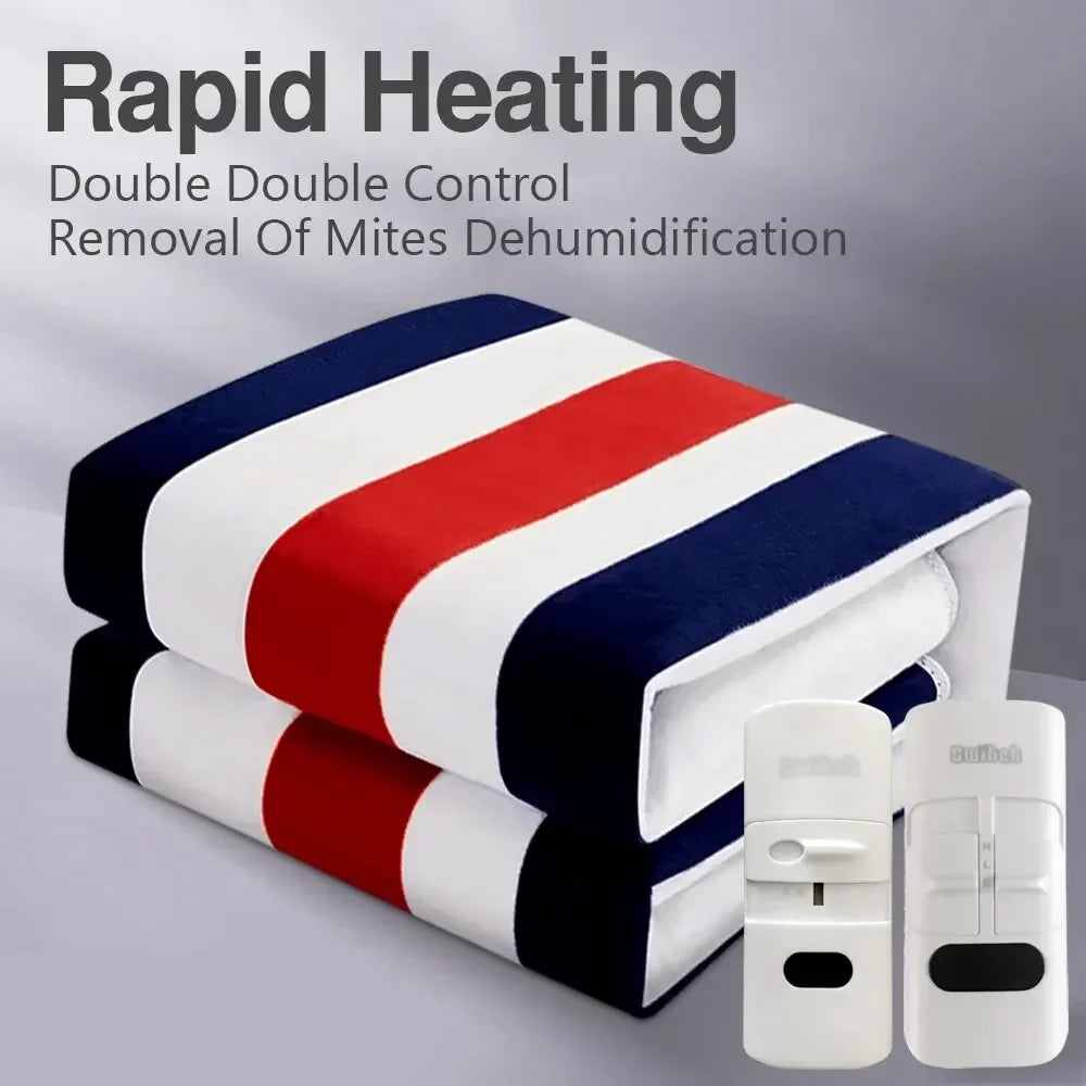 Electric Blanket 220V Electric Heating Blanket Thicker Automatic Thermostat Body Warmer Thermal Mattress