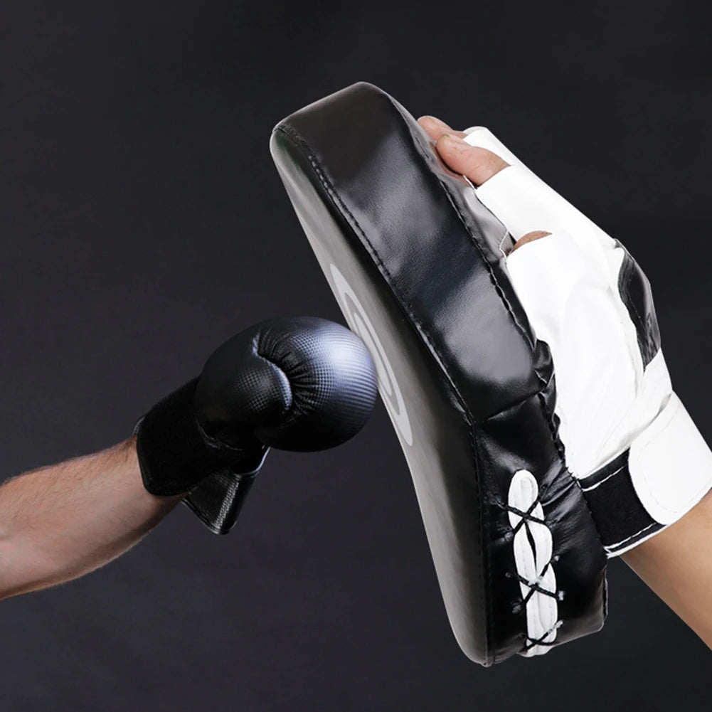 Curved Boxing Hand Target PU Leather Boxing Punching Bag Wear Resistant