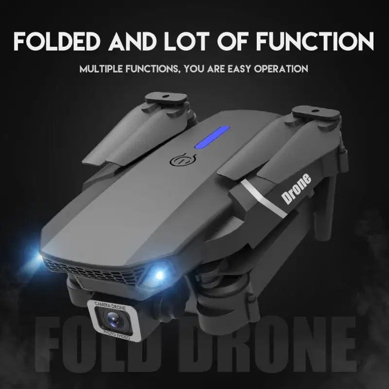 2025 E88Pro RC Drone 4K Professinal With 3 Battery 1080P Wide Angle HD Camera Foldable Helicopter WIFI FPV