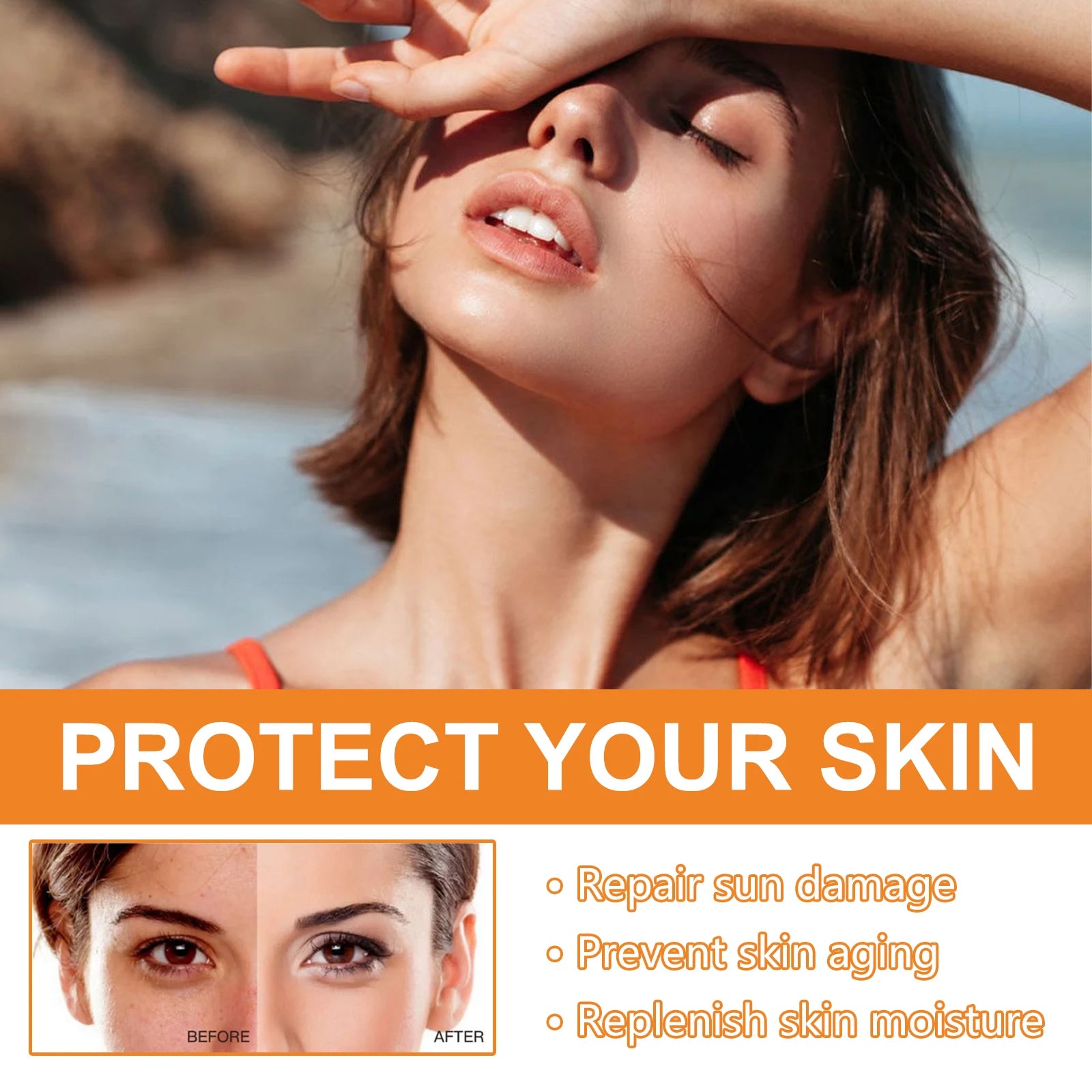 Spf 100 Body Sunblock Cream Gentle Moisturizing UV Protection Refreshing Oil Control Glowing Non-sticky