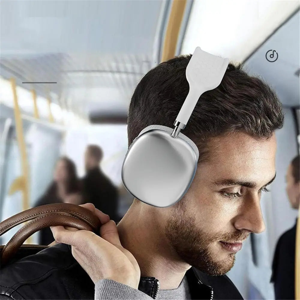 Wireless Bluetooth Headphones Over Ear Noise Cancelling Headset HiFi Stereo Deep Bass Foldable Wireless Earphones