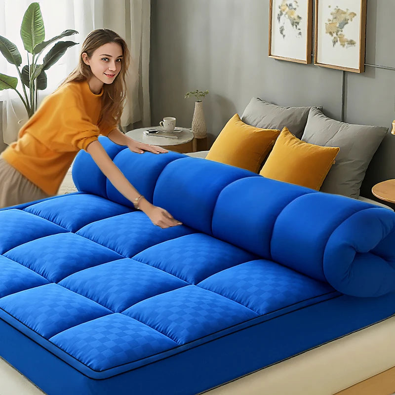 Extra Thick Mattress covers  Topper 1000Gsm Cooling Noiseless Breathable Fitted 8-21 Deep Pocket Machine Washable
