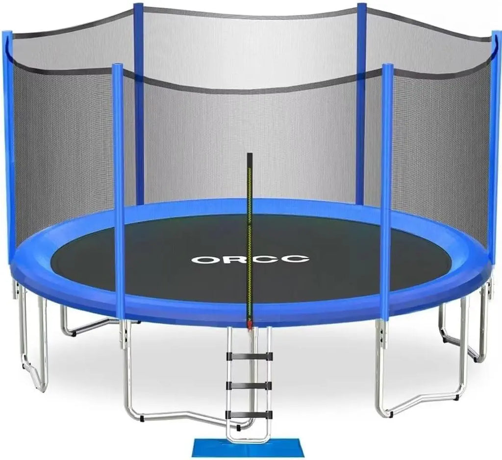 Trampoline, 1200LBS Weight Capacity Outdoor Trampoline 16 15 14 12 10 8FT Yard Trampolines for Kids Adults
