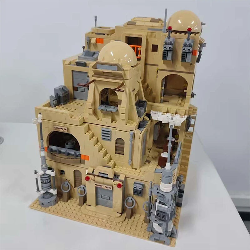 1971PCS MOC Planet Tavern Building Blocks Model Assembly Street View Bricks Toys House Building