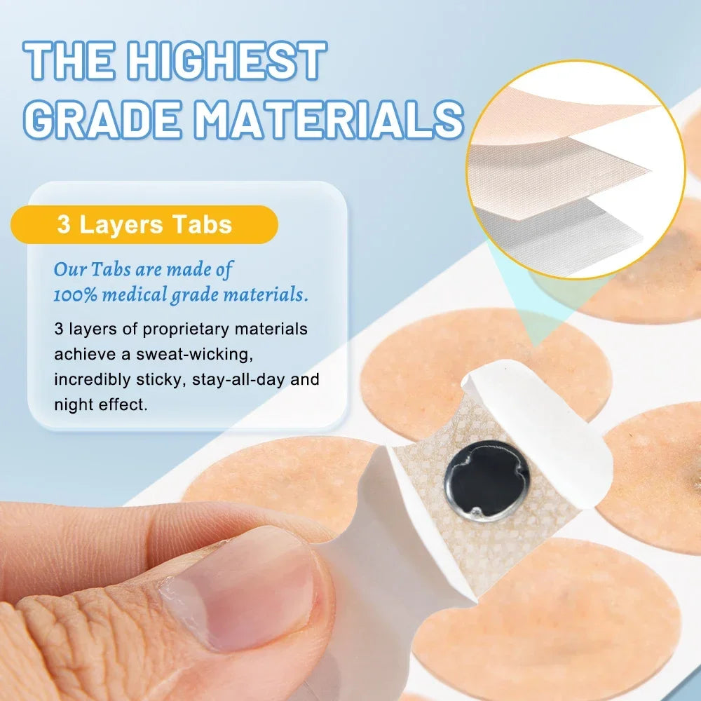 Nose Breath Patch Magnetic Nose Breathing Patches Nasal Strips 100pcs