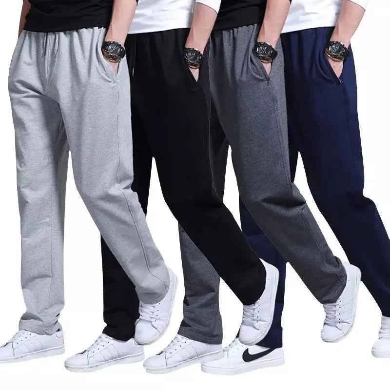 New Straight tube Men Casual Sports Pants Running Workout Men Jogger Sweatpants