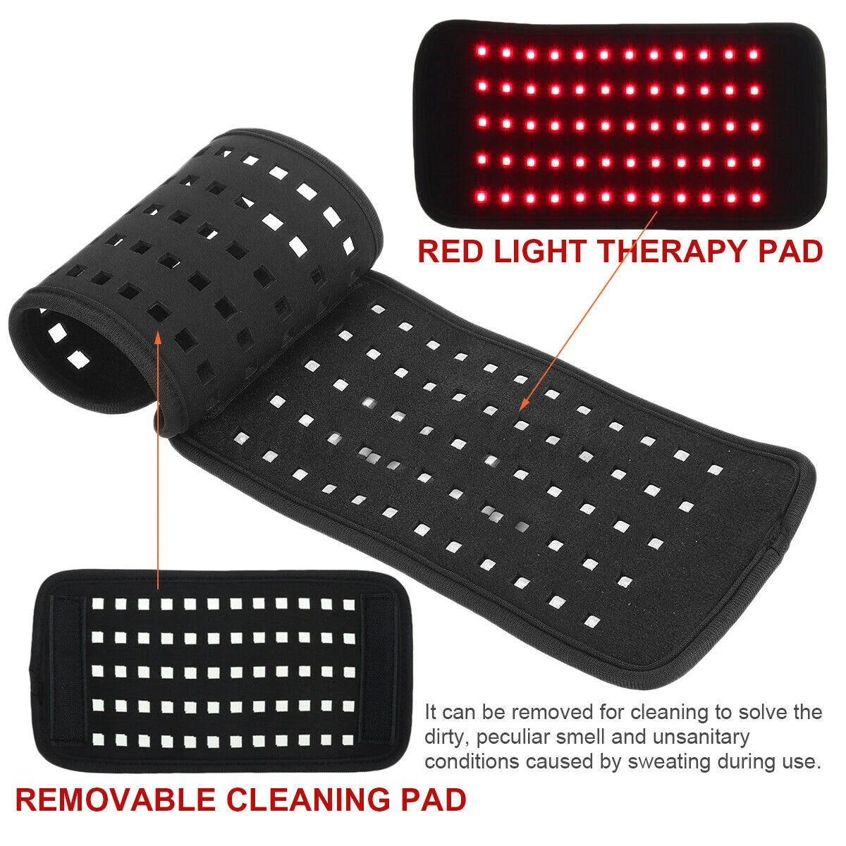 Infrared Light LED Healthcare Waist Red Light Heating Massage
