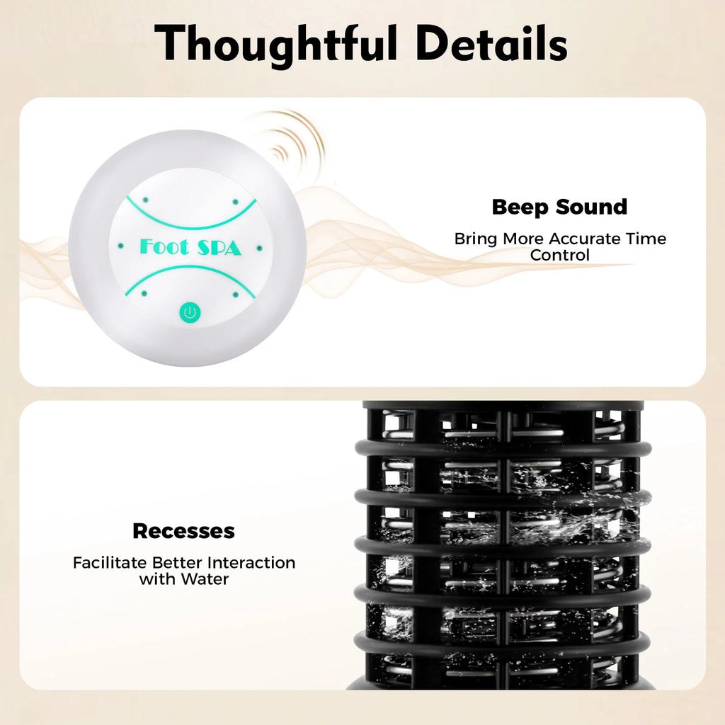 Ionic Detox Foot Bath Spa Machine, 30-Min Auto Timer, Immune Support & Toxin Removal