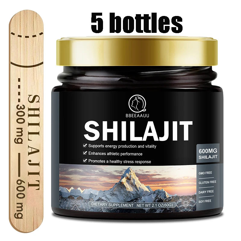 Himalaya Pure Shilajit Resin Original Mineral Health Supplement Non-GMO Brain Memory Cognitive Energy Health