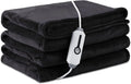 Full-Size Electric Heated Blanket, 72x84 Inches, Breathable Flannel with Over-Heat Protection, 4 Heat Levels & Auto Shut Off