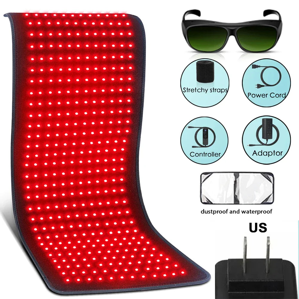 Updated Red Light Therapy Heating Pad for Body Device Cushion Mat Infrared Light