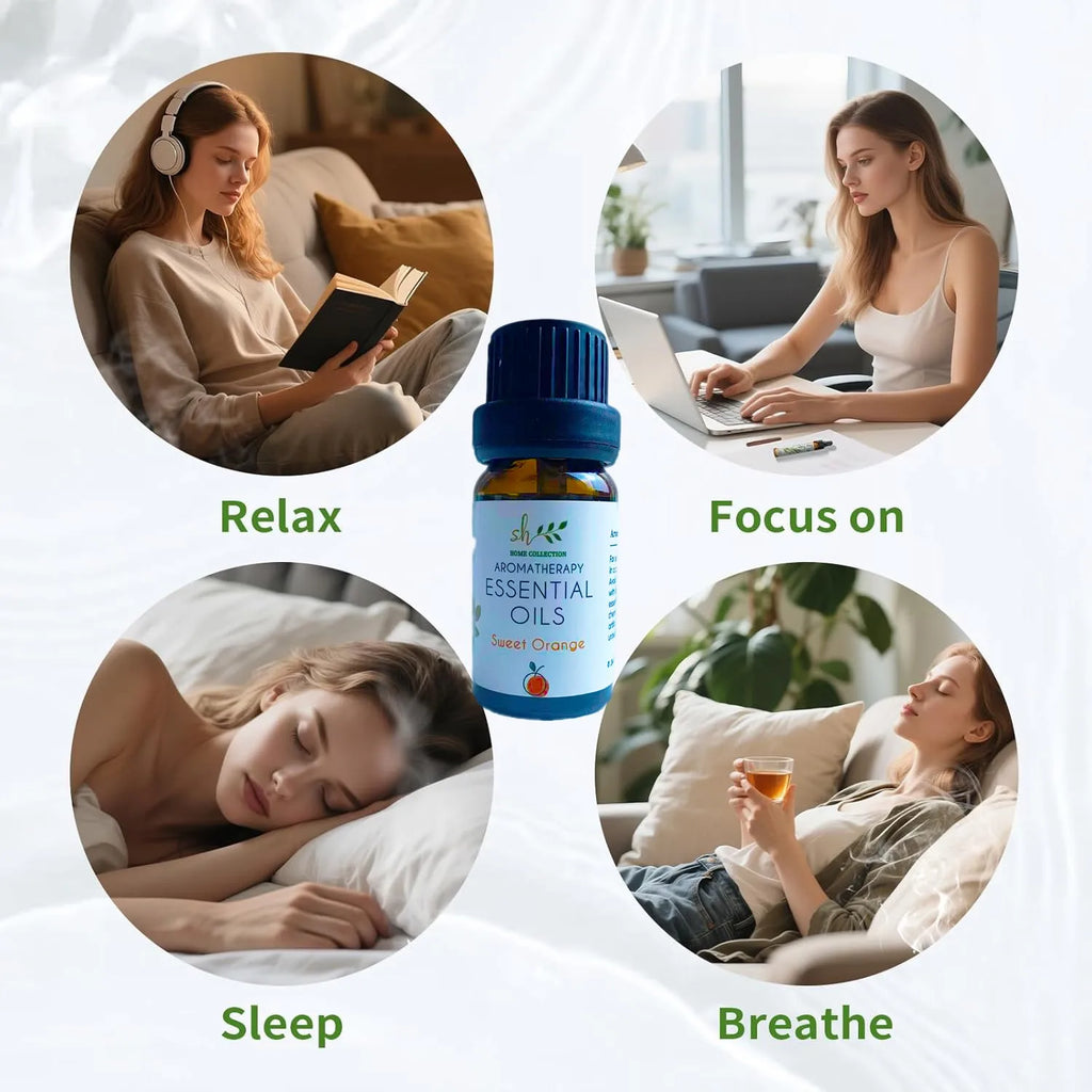 10Pcs/Set Fragrance Massage Spa Aromatherapy Pure Essential Oil Set