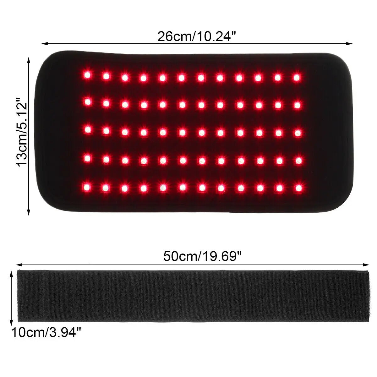 Infrared Light LED Healthcare Waist Red Light Heating Massage