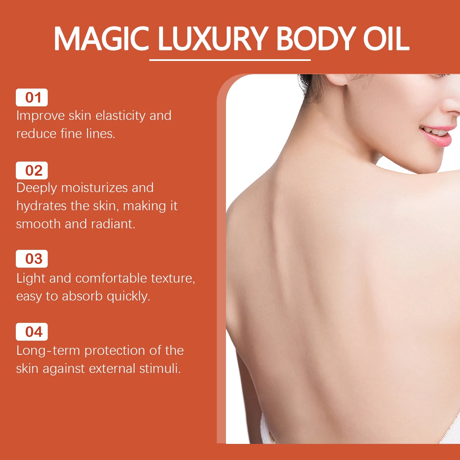 Firming Body Oil for Glowing Skin Improve Dry Moisturizing Anti Cellulite Massage Care Lifting Tighten Repair Smooth