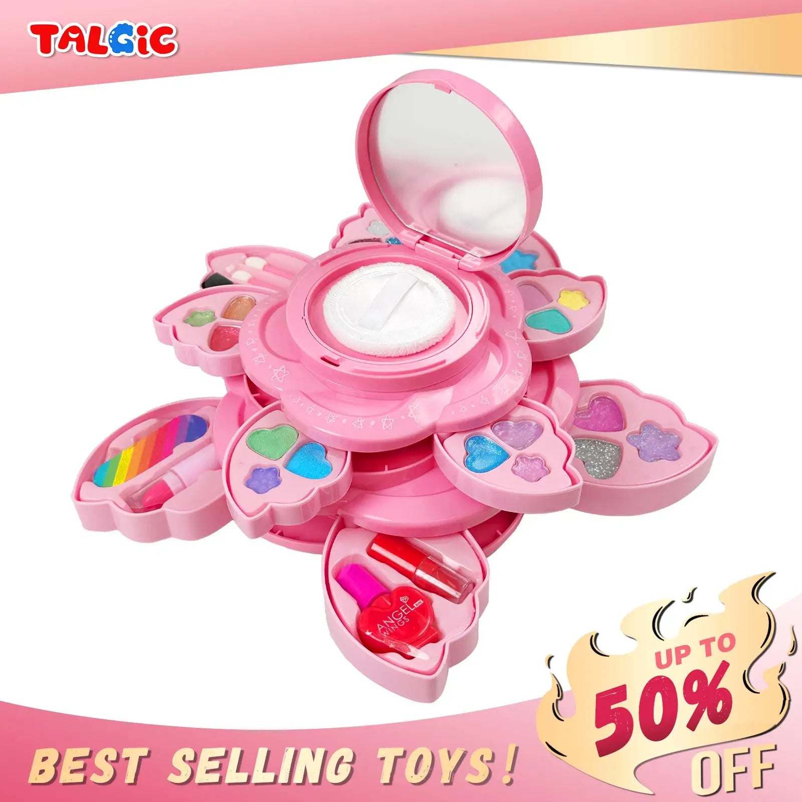 Petal-Shaped Makeup Pretend Play
