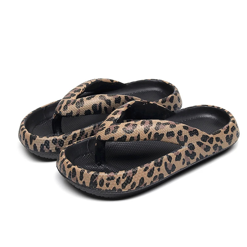 Comfort Flip-Flop Leopard Soft Thick-Soled Cloud