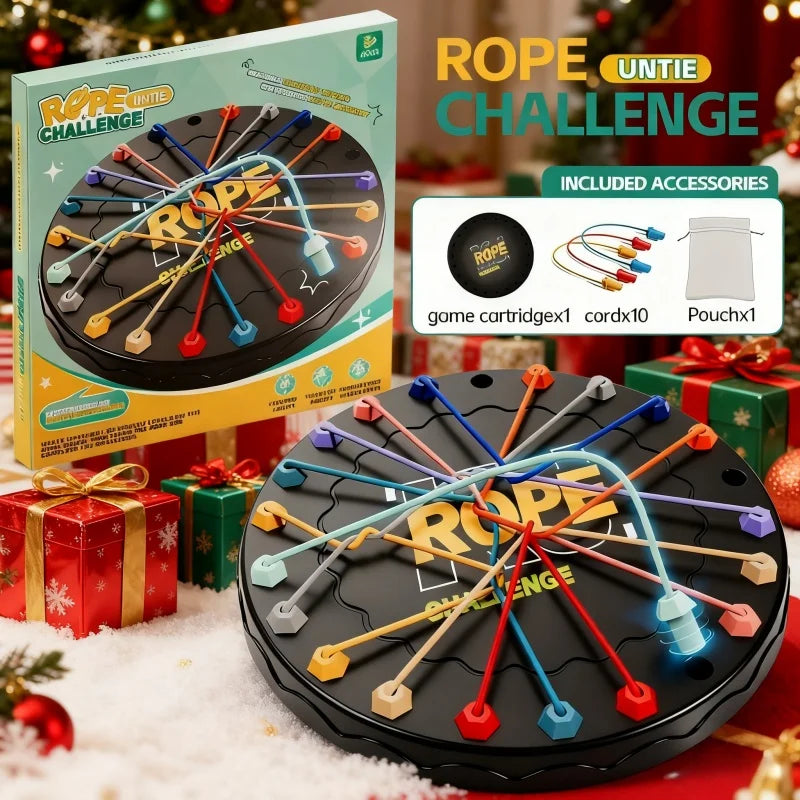 Super interesting and novel things, rope game board, children's rope decryption game logic training