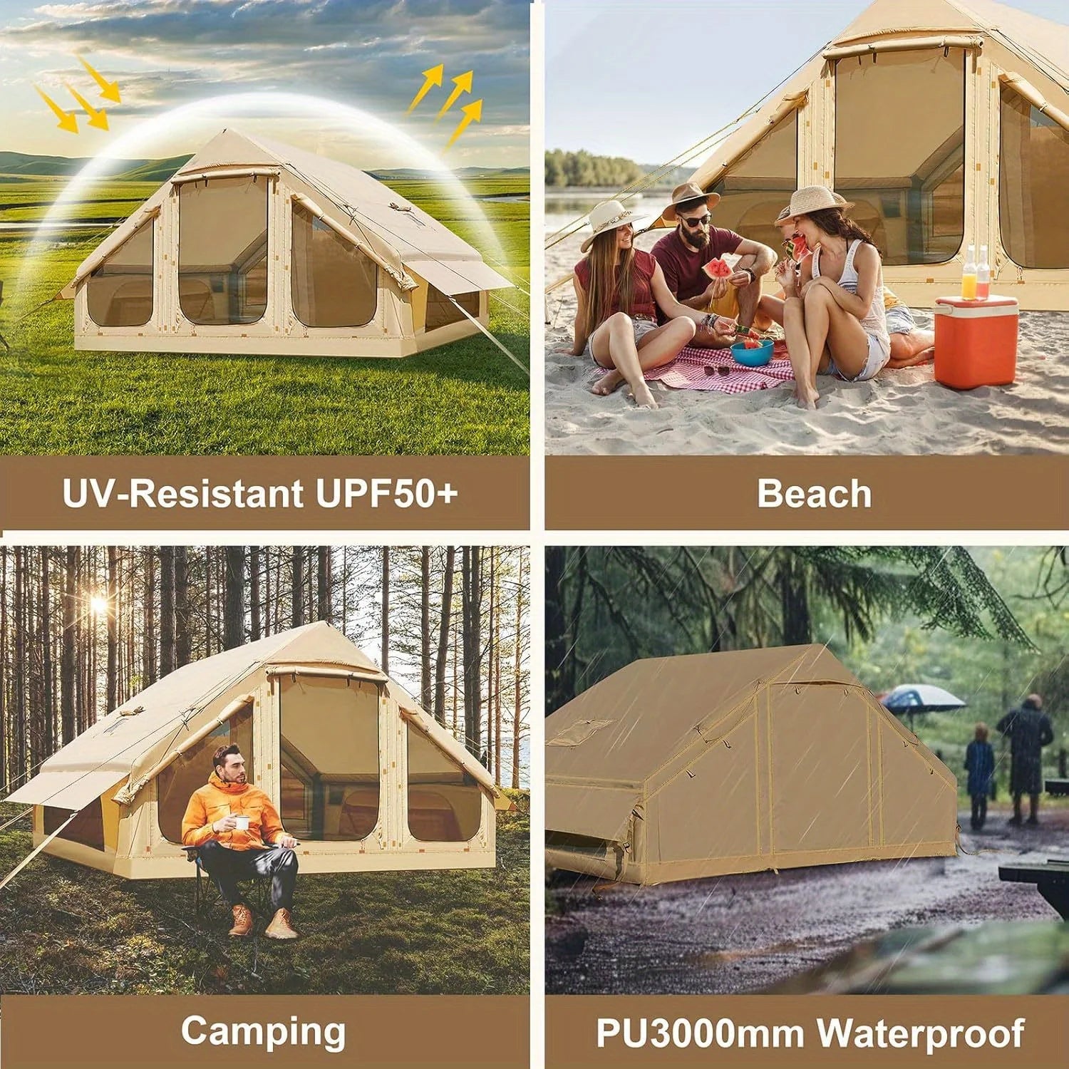 Inflatable Tents for Camping, Large Inflatable Camping Tent