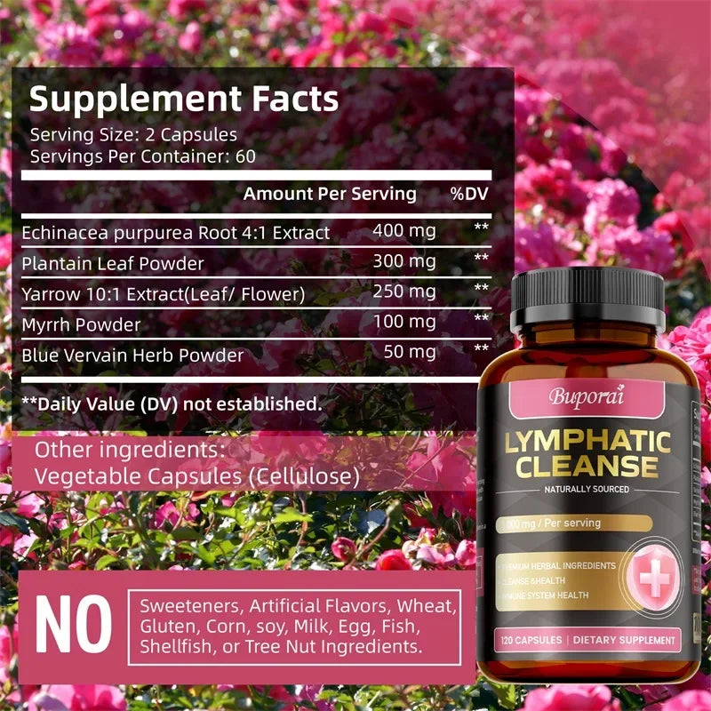 Lymphatic Cleanse - Supports Lymph Node Health 120pcs