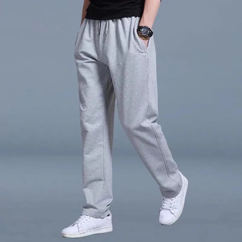 New Straight tube Men Casual Sports Pants Running Workout Men Jogger Sweatpants