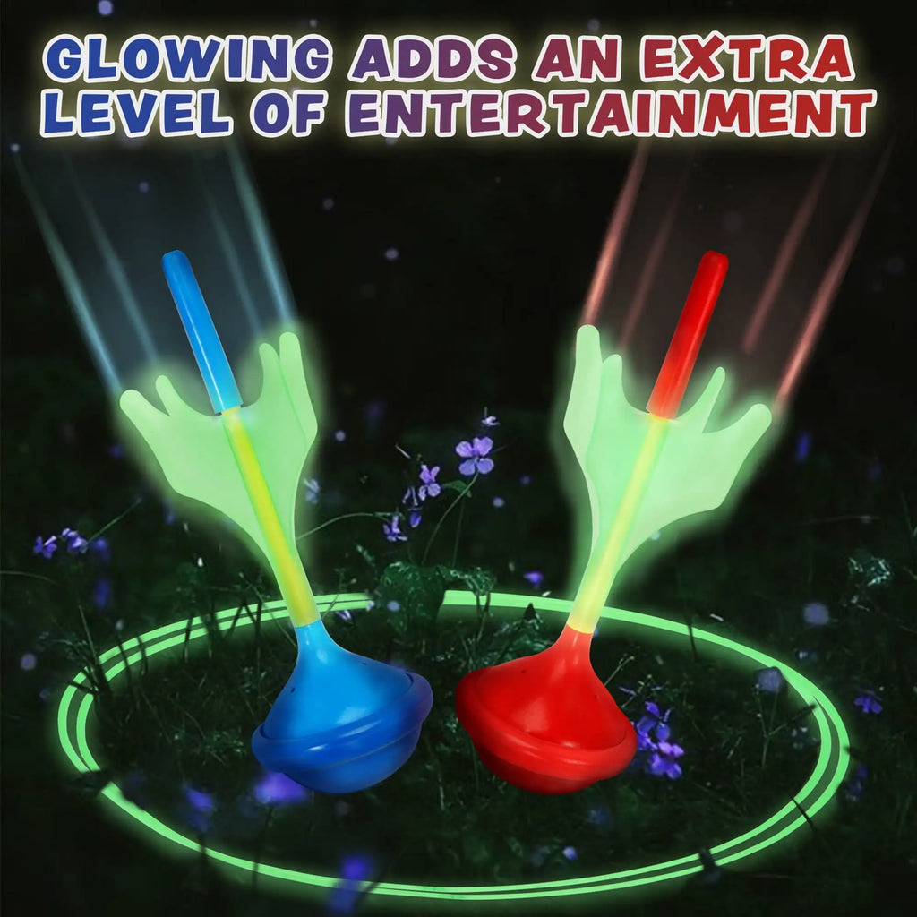 6Pcs Lawn Darts Games Set Glow in The Dark Yard Games for Kids Adults Family Camping Outdoor Sports