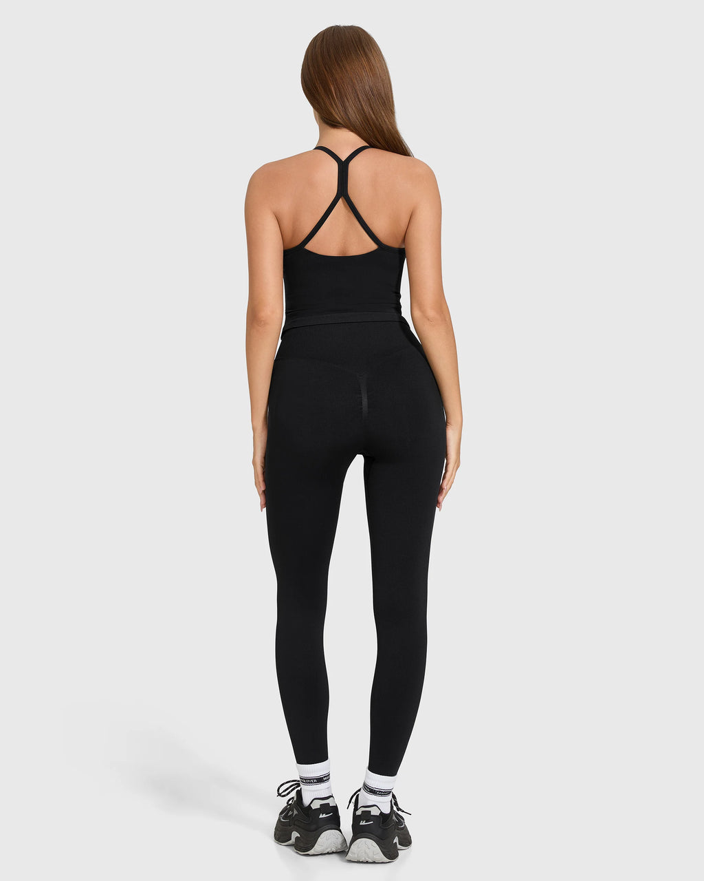 Women's Yoga Set 2 Piece High Waist Yoga Leggings Sleeveless Sports Bra Activewear Workout