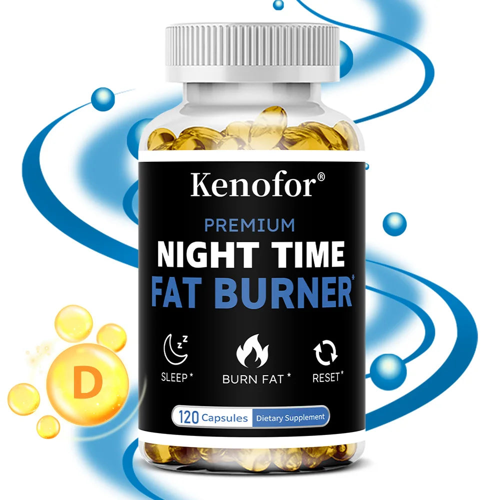 Nighttime Fat Burner Supplement - for Weight Loss, Boost Metabolism, Suppress Appetite Diet