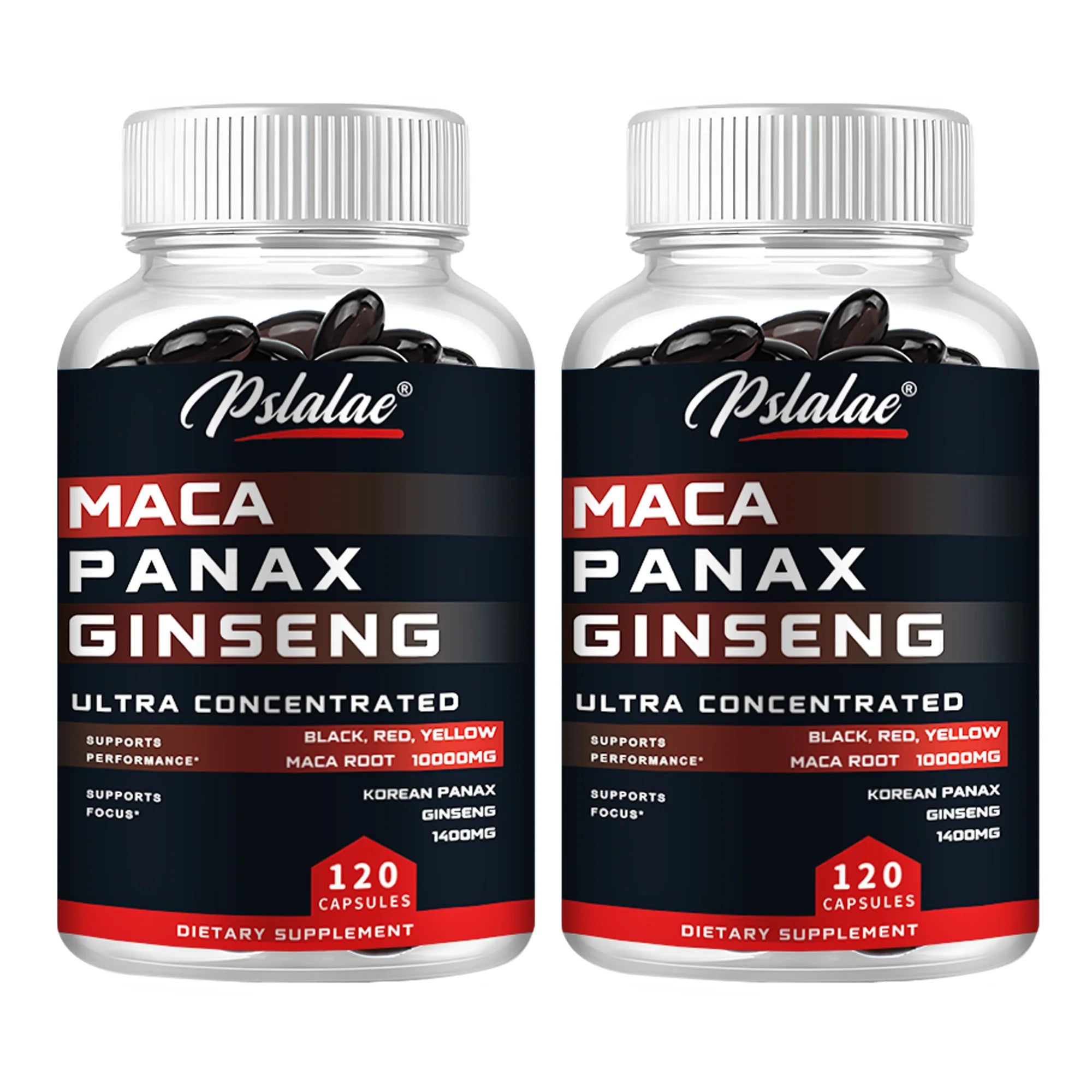 Ginseng Capsules - Support Natural Men's Health and Promote Energy, Endurance and Performance - 120 Capsules